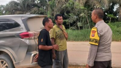 Bhabinkamtibmas Langgam Sambangi Tokoh Pemuda, Imbau Warga Bijak Gunakan Medsos