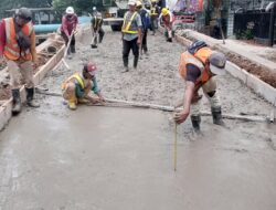 Proyek Pembangunan Jembatan Di Bayur Bekisting Benol Tidak Dipasang, Pengawas Klaim Ukuran Tetap Sesuai Standar