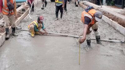 Proyek Pembangunan Jembatan Di Bayur Bekisting Benol Tidak Dipasang, Pengawas Klaim Ukuran Tetap Sesuai Standar