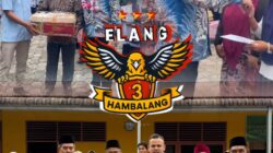 Ketua DPP Elang 3 Hambalang Pebriyan Winaldi Rawat Harapan Santri MDTA Fasilitas Pendidikan Agama Desa Koto Perambahan 