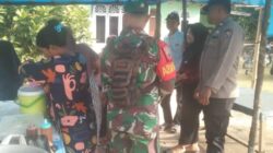 Polsek Langgam Perkuat Sinergitas dengan TNI Lewat Silaturahmi di Desa Segati
