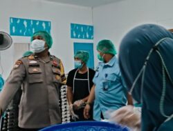 Polsek Bunut Pantau Dapur Makan Gizi Gratis di Lubuk Terap