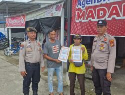 Polsek Kuala Kampar Sosialisasikan Maklumat Kapolda Riau Antisipasi Karhutla