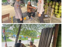 Polsek Pangkalan Kuras Sambangi Tokoh Masyarakat, Tingkatkan Keamanan dan Ketertiban Warga
