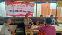Polsek Pangkalan Kuras Gelar Jumat Curhat, Warga Minta Patroli Cegah Balap Liar dan Penyakit Masyarakat
