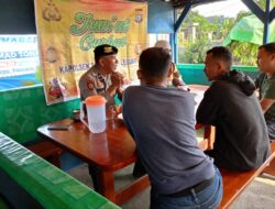 Jumat Curhat di Pangkalan Lesung, Polsek Sampaikan Himbauan Keamanan dan Ketertiban