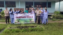 Green Policing: Polres Pelalawan Ajak Siswa Jaga Lingkungan Lewat Penanaman Pohon