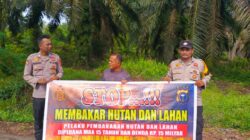 Polsek Teluk Meranti Sosialisasikan Maklumat Kapolda Riau dan Lakukan Binluh Cegah Karhutla