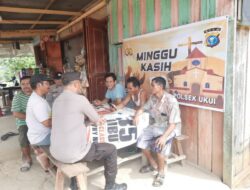 Polsek Ukui Serap Aspirasi Warga Lewat Minggu Kasih di Simpang Mangga