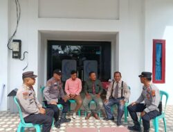 Polsek Pangkalan Kuras Gelar Minggu Kasih di GPDI Engkolan, Sampaikan Pesan Kamtibmas ke Warga