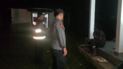 Tingkatkan Keamanan Wilayah, Polsek Selat Intensifkan Giat Blue Light Patrol