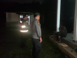 Tingkatkan Keamanan Wilayah, Polsek Selat Intensifkan Giat Blue Light Patrol