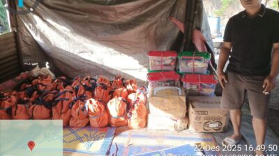 Helikopter BNPB Droping Logistik Bantuan ke Desa Pantan Bener Aceh Tengah