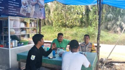 Bhabinkamtibmas Polsek Bunut Sambangi Warga Desa Terbangiang dan Tambun Jelang Akhir Tahun