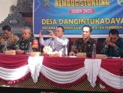 Pastikan Generasi Penerus Bangsa Kab. Jembrana Sehat, Babinsa Dangin Tukadaya Kawal Rembuk Stunting