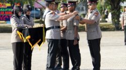 Kabag Ops, Kabag SDM, Kabag Log, dan Kasat Reskrim Polres Langsa Resmi Dimutasi, Kapolres Pimpin Sertijab