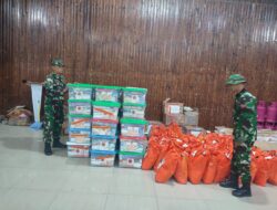 Koramil 02/BBS Laksanakan Pengamanan Gudang Logistik di Blang Kolak I