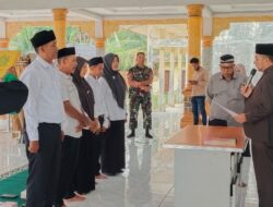 Camat Lantik Tuha Peut Gampong Keude Alue Rheng Kecamatan Peudada