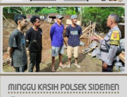 Melalui Minggu Kasih Bhabinkamtibmas Desa Sangkan Gunung, Kunjungi Warga Binaan