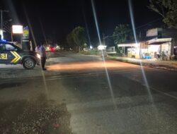 Antisipasi Gangguan Kamtibmas, Polsek Pangkalan Lesung Patroli Malam