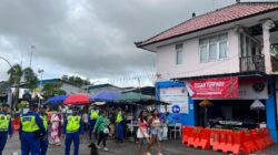 Peningkatan Arus Penyebrangan Wisatawan, Subsatgas Polairud Ops Lilin Agung Antisipasi Pelabuhan Serangan