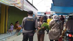Polsek Ukui Tingkatkan Patroli Pasar, Jaga Rasa Aman Warga