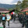 Turut Berbelasungkawa, Dandim 0106/Aceh Tengah Pimpin Upacara Pemakaman Anggota Secara Militer