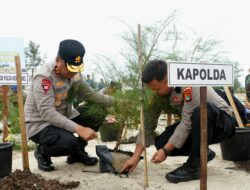 Polda Babel Gelar Penanaman Pohon Serentak Di Kawasan Eks Tambang, Irjen Pol Viktor : Kembalikan Lahan Produktif dan Bermanfaat