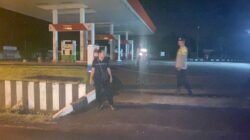 Rutinitas Personel Polsek Bebandem Gelar Patroli Blue Light, Untuk Menekan Potensi Gangguan Kamtibmas