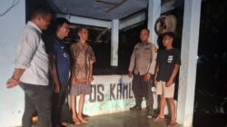 Polsek Langgam Cek Pos Kamling untuk Perkuat Harkamtibmas