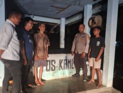 Polsek Langgam Cek Pos Kamling untuk Perkuat Harkamtibmas