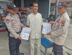 Polisi Ajak Warga Kuala Kampar Jaga Lahan dari Kebakaran