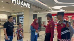 Ops Lilin Musi 2025, Polda Sumsel Patroli Amankan Palembang Indah Mall