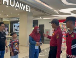 Ops Lilin Musi 2025, Polda Sumsel Patroli Amankan Palembang Indah Mall
