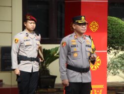 Kapolres Oku Timur Pimpin Sertijab