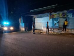 Melalui Blue Light Patrol Polsek Bebandem Himbau Warga, untuk Waspada Terhadap Kejahatan 3C di Wilkum Bebandem 
