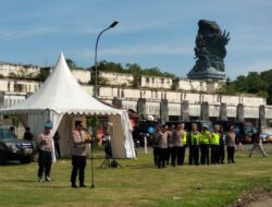 Amankan Konser Musik Countdown Malam Pergantian Tahun 2025-2026 Di GWK, Polda Bali Libatkan 321 Personil