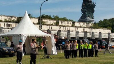 Amankan Konser Musik Countdown Malam Pergantian Tahun 2025-2026 Di GWK, Polda Bali Libatkan 321 Personil