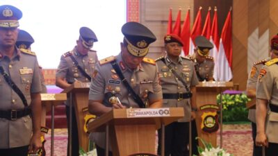 Polda Sumsel Gelar Upacara Sertijab Wakapolda hingga Kapolres Jajaran