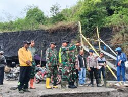 Dandim 0106/Aceh Tengah Tinjau Jembatan Gantung Yang Akan Di Bangun.
