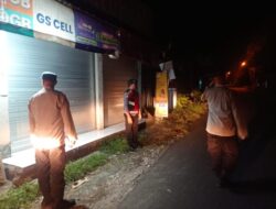 Melalui  Giat Blue Light Patrol Polsek Bebandem, Cegah Kejahatan Malam Hari