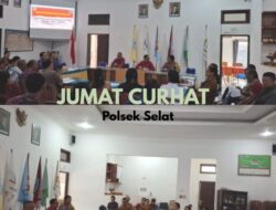 Kapolsek Selat Gelar Giat Jum’at Curhat, Bersama Warga Desa Muncan