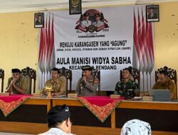 Perkuat Sinergitas Kapolsek Rendang bersama Forkompimcam, Melaksanakan Dialogis Kamtibmas