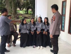 Minggu Kasih Polsek Kerumutan, Polisi Pastikan Ibadah Jemaat Aman dan Kondusif