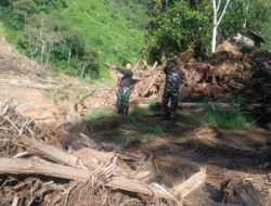 Turun Ke Lapangan, Dandim Tinjau Langsung Bencana Alam Desa Kenawat