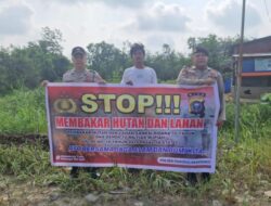 Cegah Karhutla, Polisi Patroli Wilayah Rawan di Pangkalan Kerinci