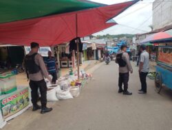 Polisi Sisir Pasar Baru Ukui, Warga Beraktivitas dengan Aman