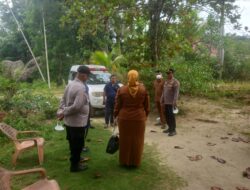 Polsek Pangkalan Lesung Kunjungi Warga Lumpuh di Dusun Tua, Tunjukkan Kepedulian Sosial