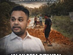Ketua DPP Elang 3 Hambalang Riau Pebriyan Winaldi, Memperbaiki Jalan Rusak dengan Uang Pribadi