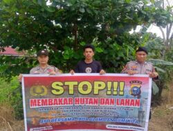 Polisi Tingkatkan Patroli Karhutla di Sejumlah Titik Rawan Pelalawan